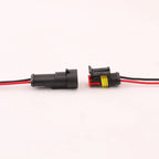 AMP 2 PIN Waterproof 1.8mm Female Male Tyco Super Electrical Automotive Connector Plug Wiring Harness For Car 282104-1 282080-1