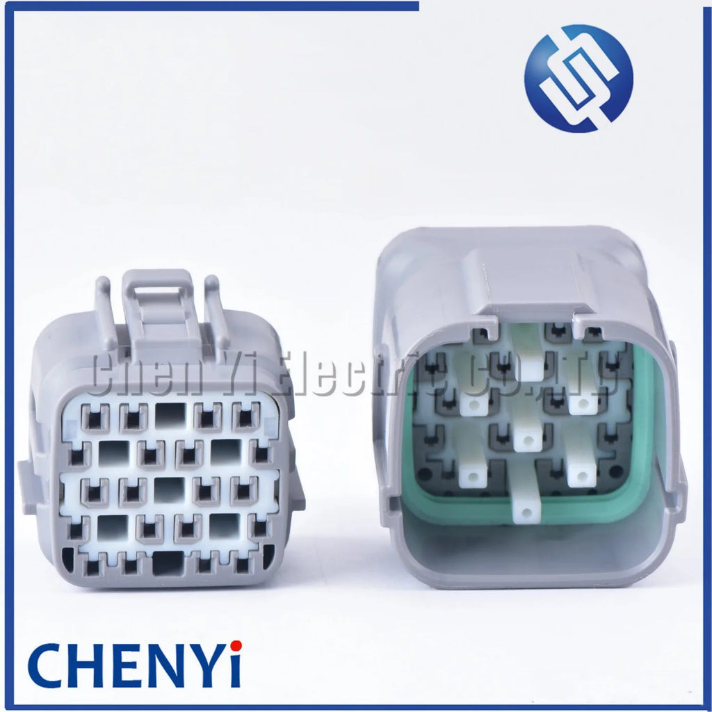 20 Pin Auto waterproof Electrical Control Board Connector Excavator Hydraulic Pump Plug 6189-0714 6188-0494 For DL 040 Serie