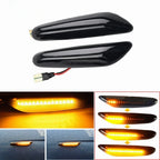 1 Pair Car Dynamic Turn Signal Light LED Side Marker Lamp For BMW E46 E90 E87 X3 E83 X1 E84 X5 E53 E91 E92 E60 E61 E81 E82 E88