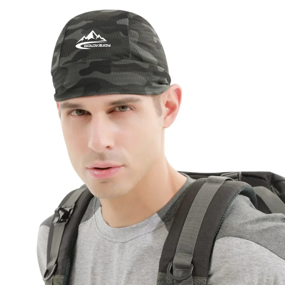 Quick-Dry & Anti-UV Unisex Cycling Cap: Cooling, Sweat-Wicking Helmet Liner for All Outdoor Sports, Easy-Care Fabric Motorcycle