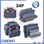 34 Pin 3-1437290-9 1.0mm Series ECU Auto Connector Electrical PCB Computer ECU Connector 64327288-2 4-1437290-1