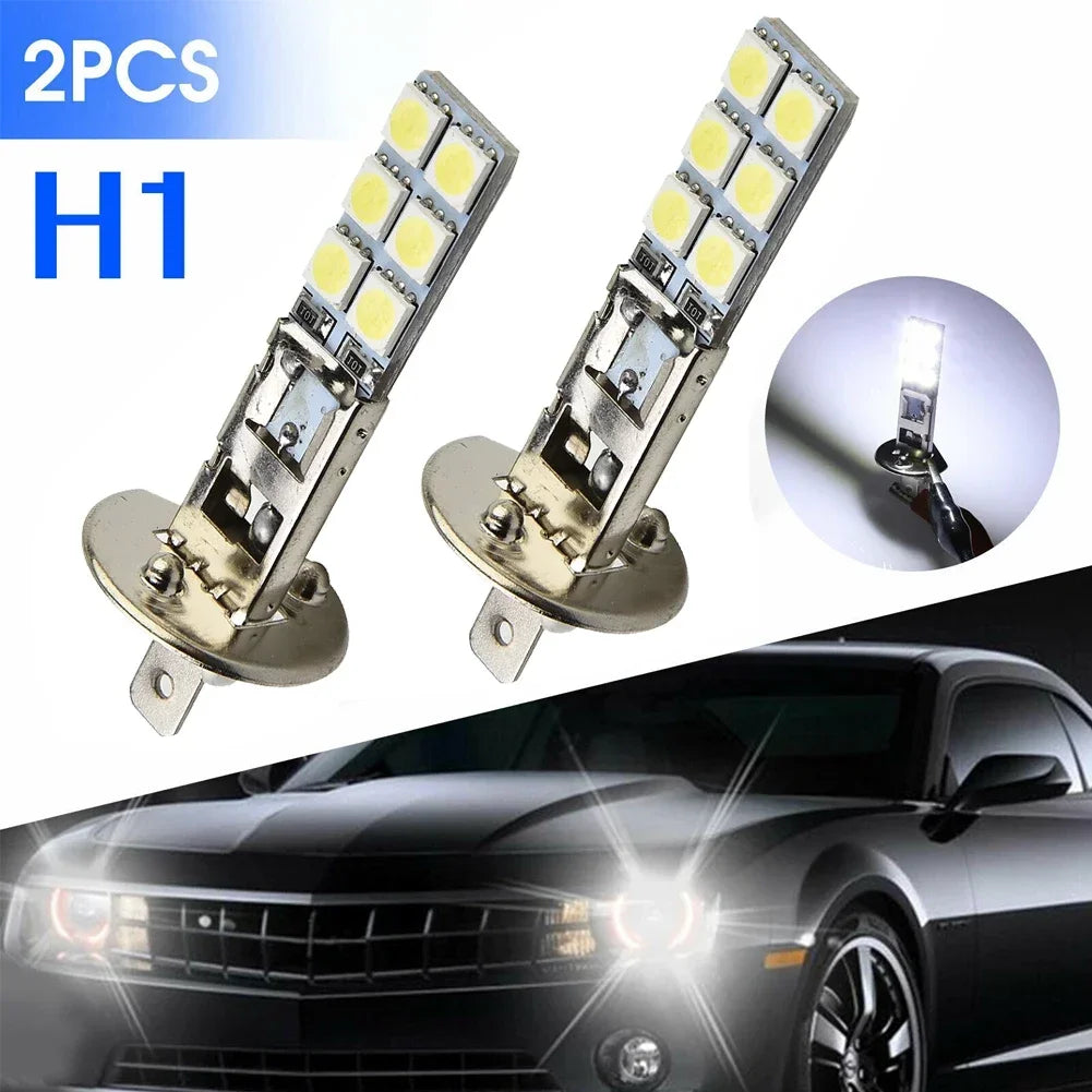 Upgrade 2PC NEW H1 6000K Super White 55W LED Headlight Bulbs Kit Fog Driving Light Voiture Wholesale Quick Delivery CSV Amagi