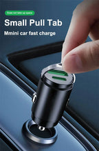 200W Dual USB Ports Car Charger USB Fast Charging Adapter Mobile Phone High Speed Charger For IPhone Samsung Xiaomi Huawei Amagi