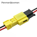 1 Set 2 Pin 2.8mm Car Inner Chamber Light Electrical Cable Connectors Female Male Wire Harness Plug 191906231A 1H0906712