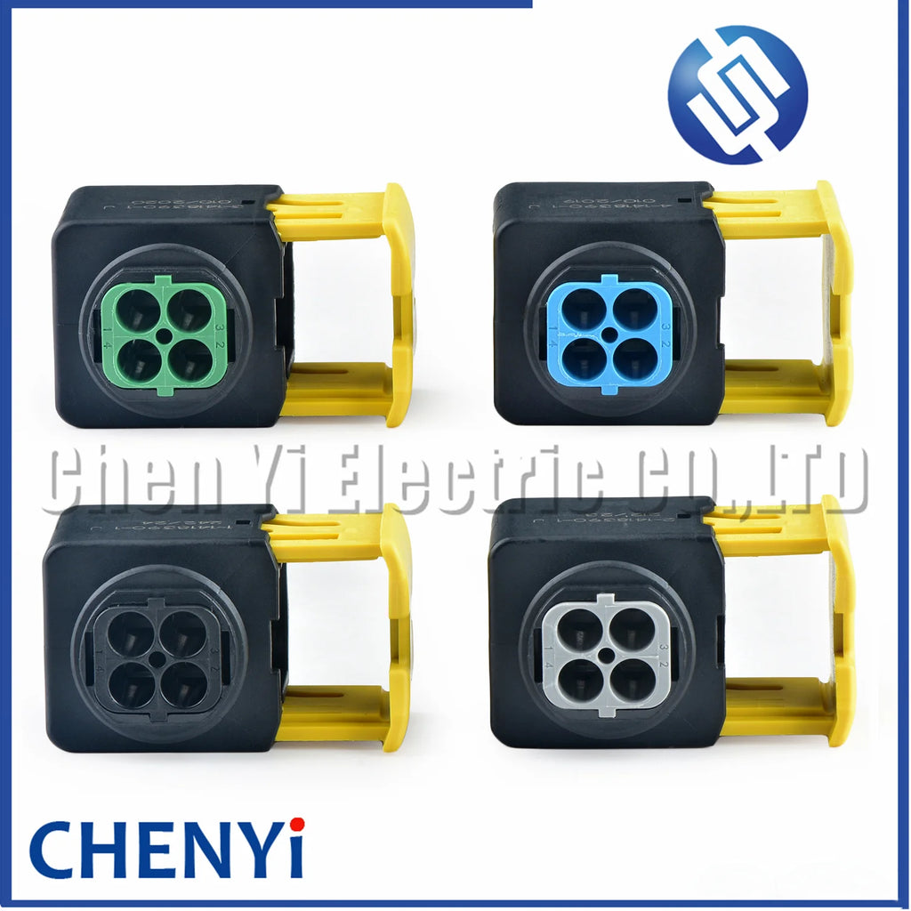 4 Pin Auto Nitrogen oxygen sensor Connector Urea pump Plug 1-1418390-1 2-1418390-1 3-1418390-1 4-1418390-1 For CUMMINS Auman