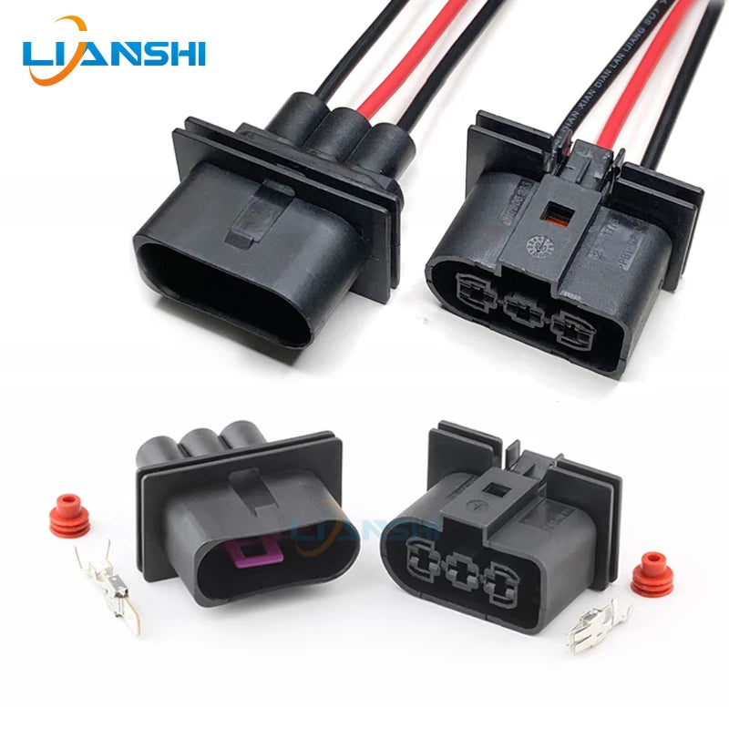 1J090643/1J0906233 for Volkswagen Jetta electronic fan radiator plug harness connector