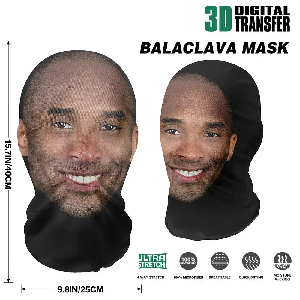 Creative 3D Face Show Spoof Trick Hood Full Face 3D Mask Party Mask Amagi