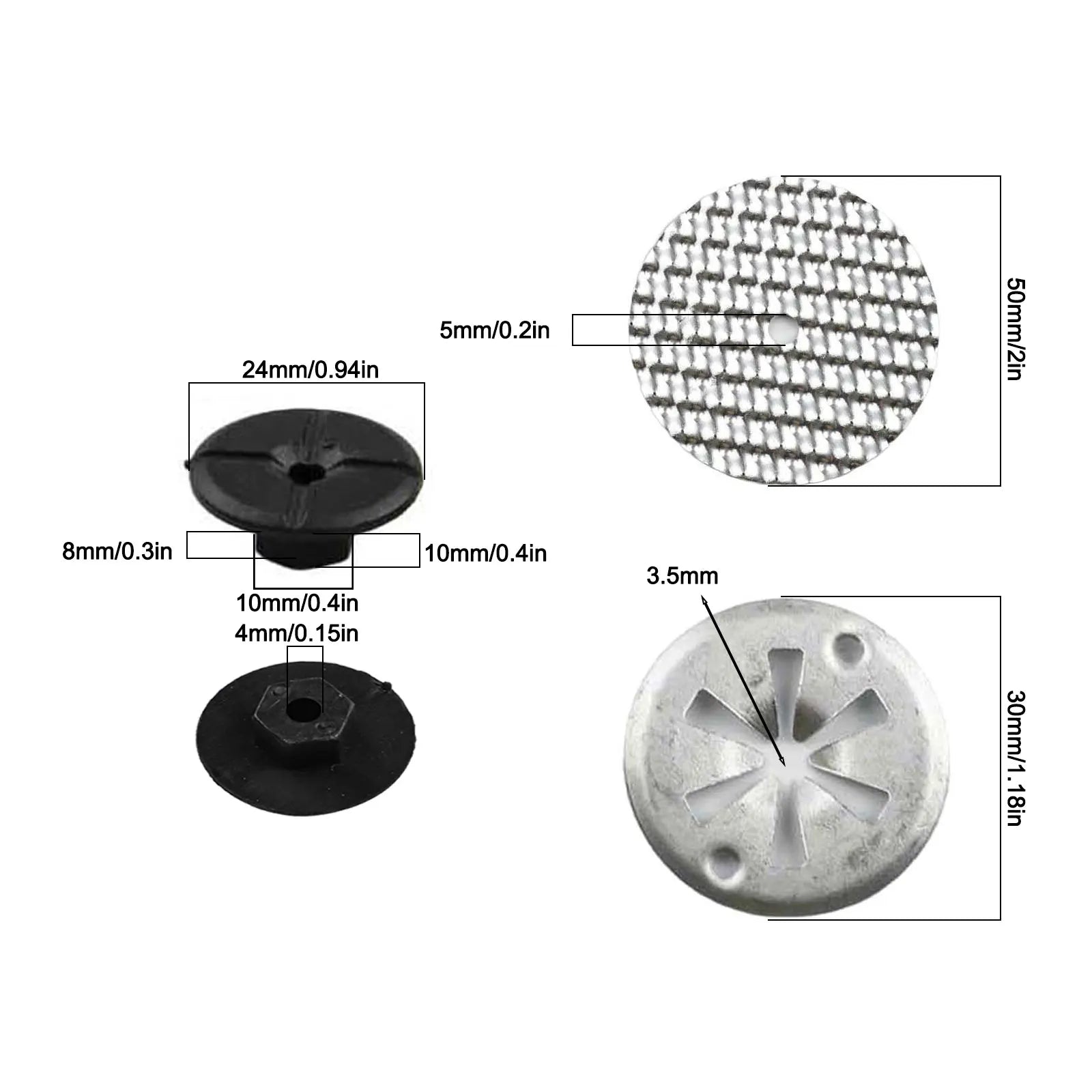 15PCS Auto Heat Shield Repair Kit N90796501 Heat For Protection PlateHeat Shield Washer Attachment Repair Kit Car Accessories
