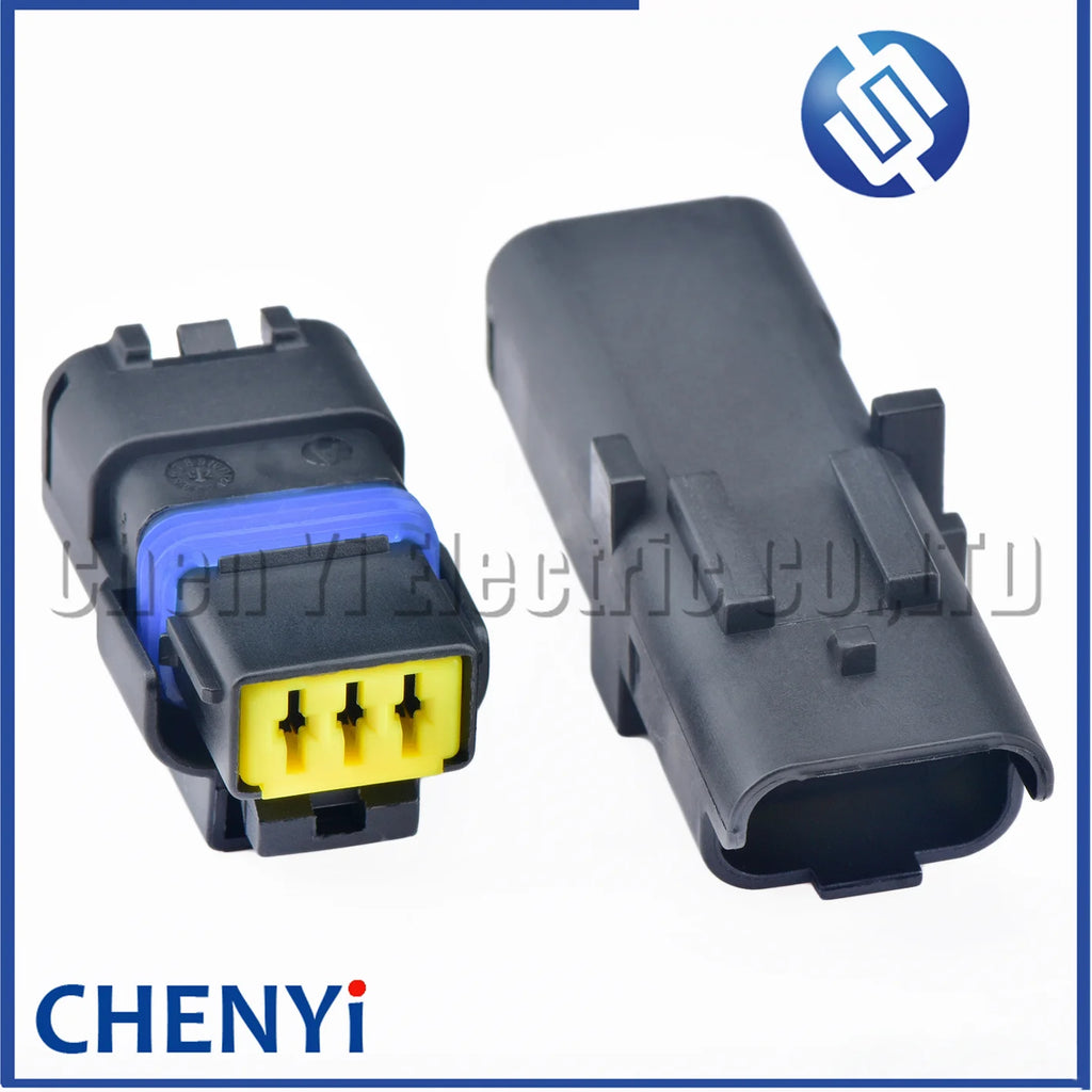 3 Pin male or female waterproof automotive connector 211PL032S0049 211PC032S0049 For Peugeot Citroen Headlight