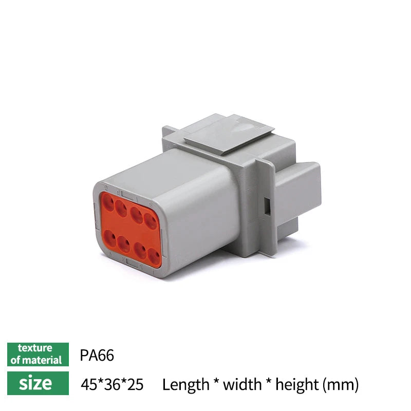 5/10/20Sets Deutsch DT Waterproof Connector Electrical Wire Socket Plug For Car 2P/3P/4P/6P/8P Kit Box Suit DT06-4S DT04-2P DT06