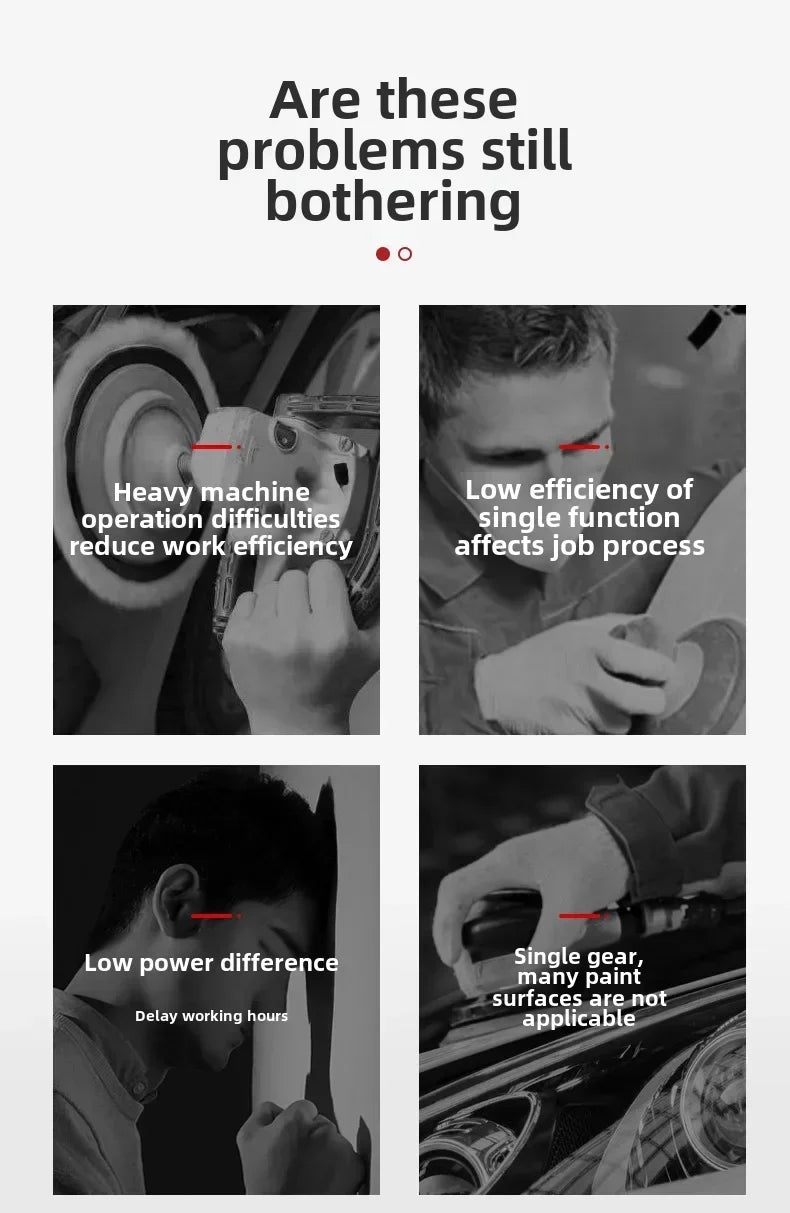 5 Inch Electric Car Polisher Kit 700W Auto Buffer 600 3700RPM Variable Polishing Machine Auxiliary Handle Sponge Wool Bonnet