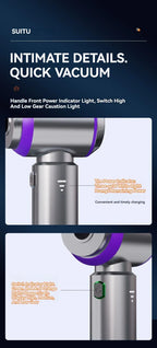 3 In 1 Compressed Air Duster Cordless Dust Blower 6000mAh Rechargeable 290000PA Vacuum Cleaner Electric Air Pump Portable Car
