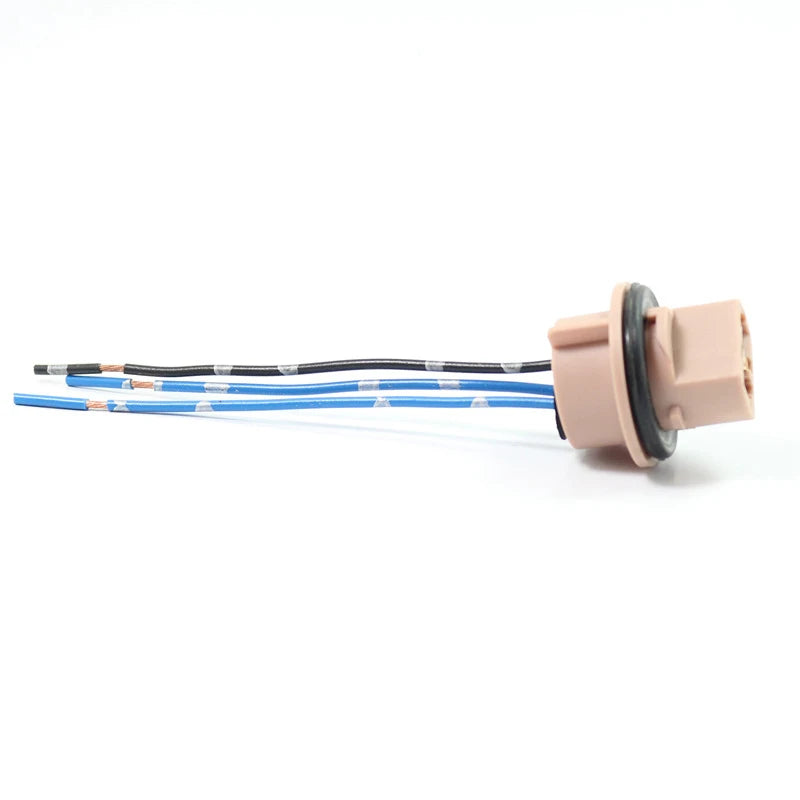 1PC LED T20 Car Lamp Lights Bulb Socket Adapter Extension Connector Plug Bulb Holder Fits 7443 / T20 / W21 / 5W / W3x16q Holder