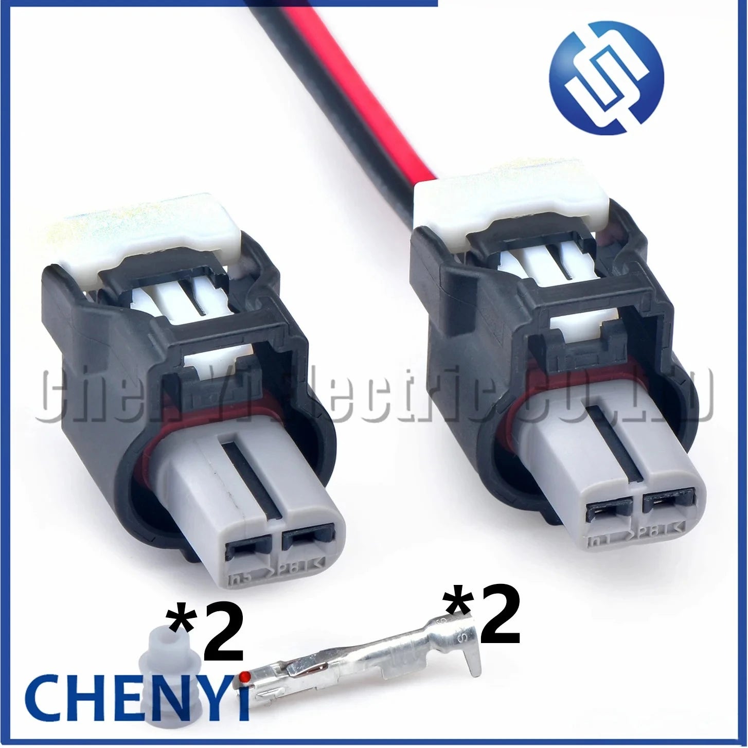 2 Pin Automotive waterproof connector Temperature sensor solenoid valve harness plug 6189-7925