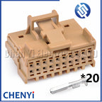 20 Pin Auto connector Wire harness plug 1563337-2 8W0972420A 8W0 972 420 A For seat module light control module