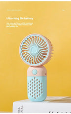 Motorcycle Portable Mini Fan Handheld Fan Lightweight Handy Fan Pocket Size Low Noise Small Electric Student Gift Outdoor Amagi