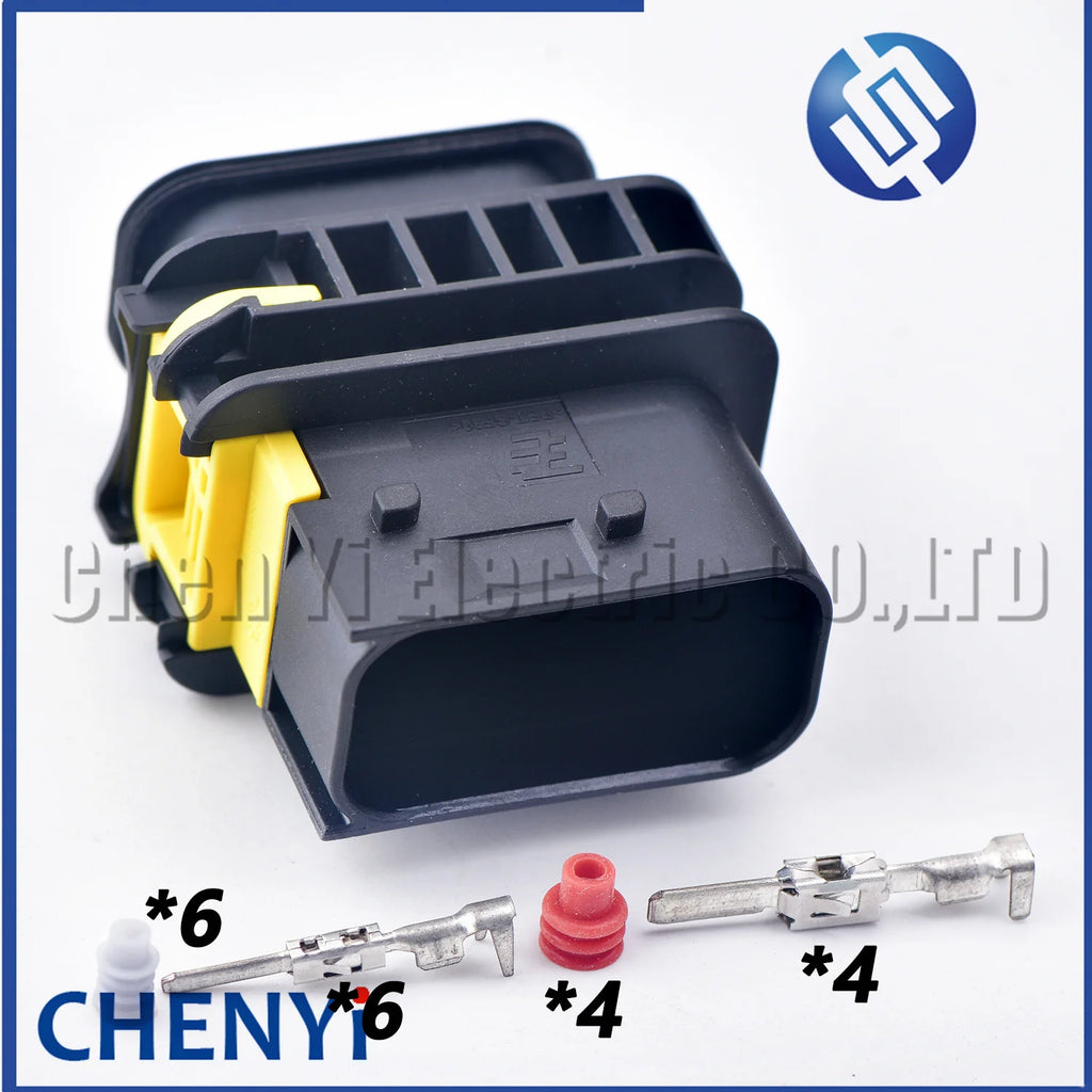 10 Pin Heavy Duty auto Waterproof Connector For New Energy J6P JH6 Headlight plug Wiring Harness Socket 1-1564514-1 1-1564517-1