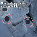 Car Bumper Door Panel Fender Liner Clips Retainer 8mm Auto Fasteners Rivets Clips Diameter Black Vehicle Accessories 20-100pcs