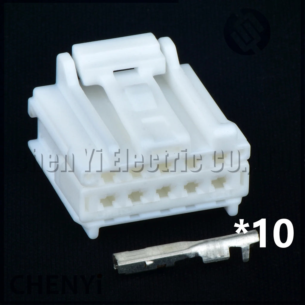 10 Pin Automotive switch connector Car reading light tail light harness plug 6098-7343 6098-7346 For Chery Teggo 8 Pro Max