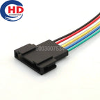 6 Pin Connector Unsealed 1.5mm Male Female Connectors Cable Motorcycle Electrical Harnesses Wiring Harness 3B0972706/1747251-1