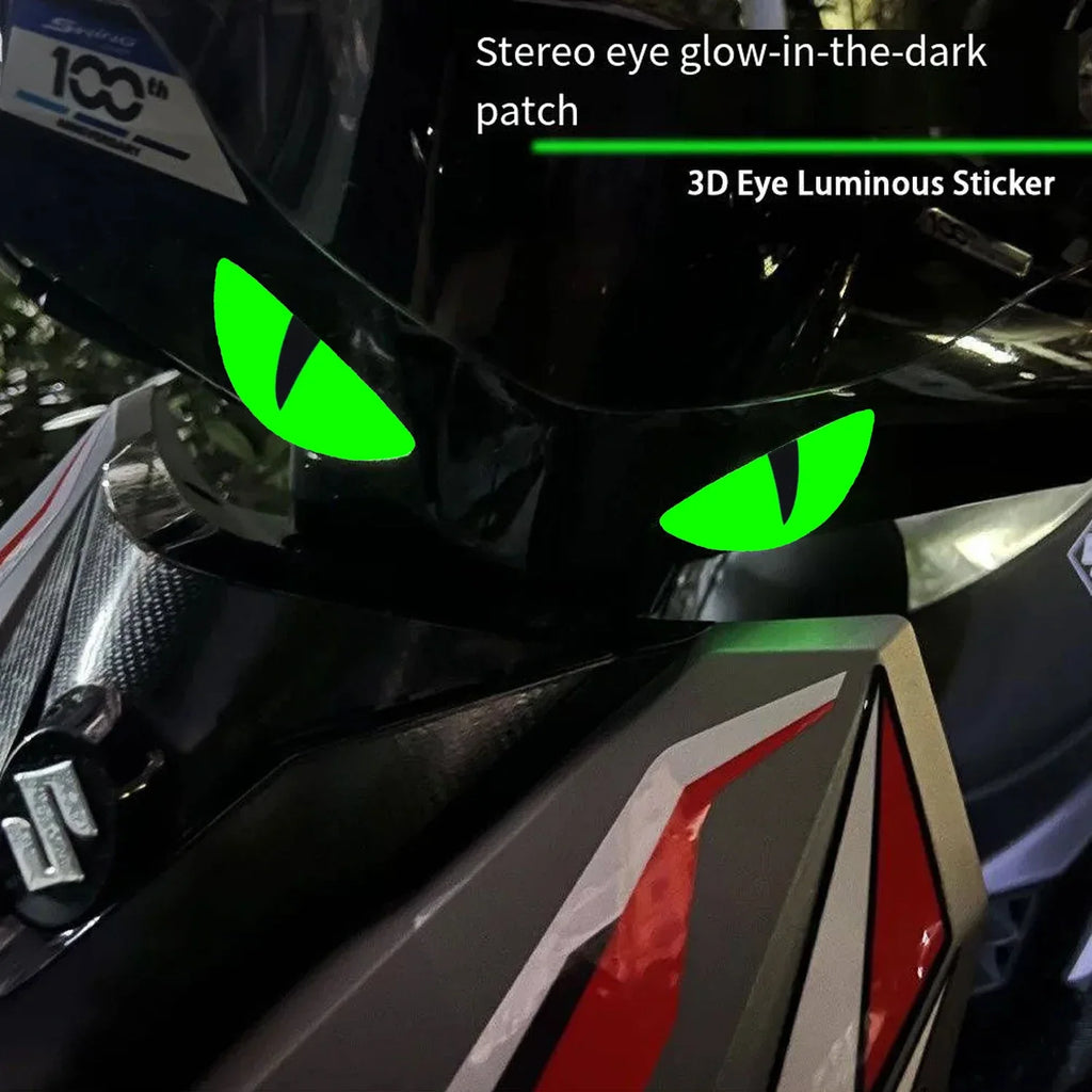 Funny Luminous Sticker Motorcycle Headlight Scooter Stickers for Vespa 300 GTS Accessories PX Sprint Primavera LX 125 50 Special