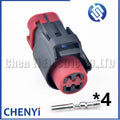 4 Pin Auto waterproof connector Car Air conditioning pressure switch sensor Wire harness plug CY0407-1.5F For Ford Focus Mondeo