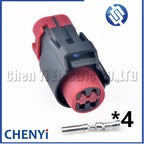 4 Pin Auto waterproof connector Car Air conditioning pressure switch sensor Wire harness plug CY0407-1.5F For Ford Focus Mondeo