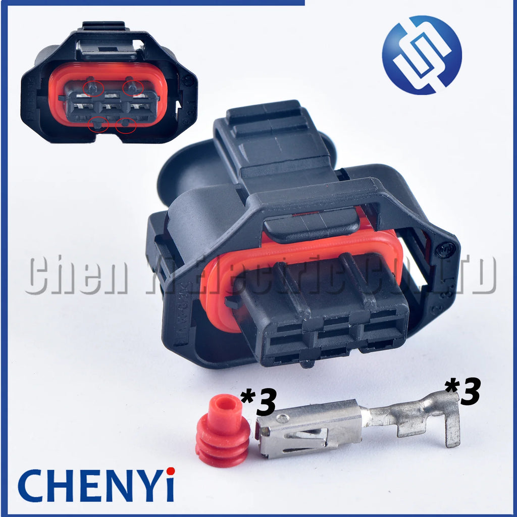 3 Pin Automotive MAP Sensor Plug Diesel Injection Pump plug crankshaft connector 3515026900 1928403966 1928403968