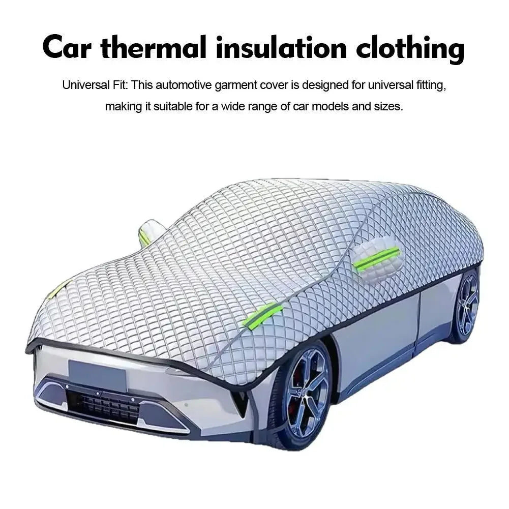Universal Car Cover Four Seasons Sun Protection Snow Proof Freezing Prevention Heat Insulation Windshield Front Cover Amagi
