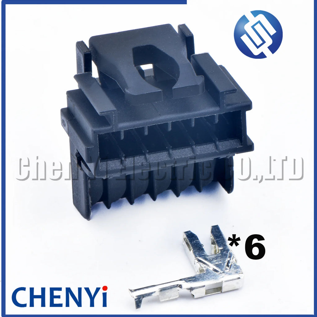 6 Pin Auto connector socket rear lamp 7701477989 7703297051 For Renault Clio II rear light wiring loom repair plug 1998 to 2000