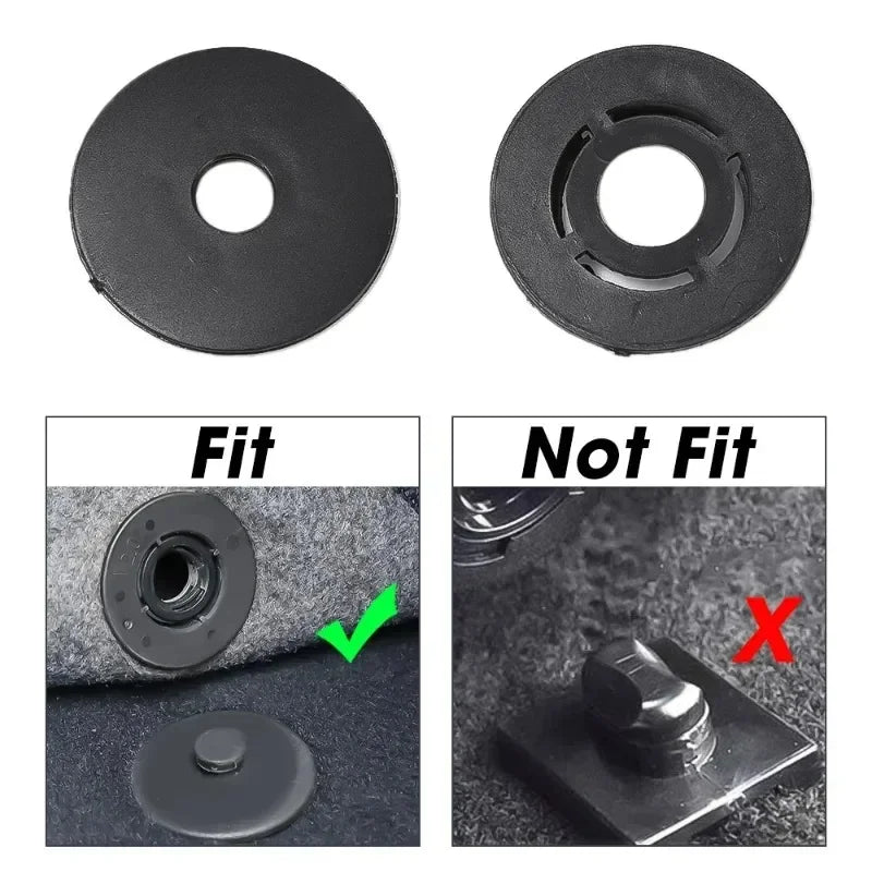 Car Carpet Floor Mat Clips Fastener Clamps for VW Passat Polo Golf Jetta Audi A1 A3 A4 A6 Skoda Octavia A5 A7 Seat Accessories