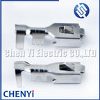 50 Pcs 6.3/4.8 MM Car Crimp Terminal Spade Connector Copper Pins Auto Female Splice Wire Terminals For plug