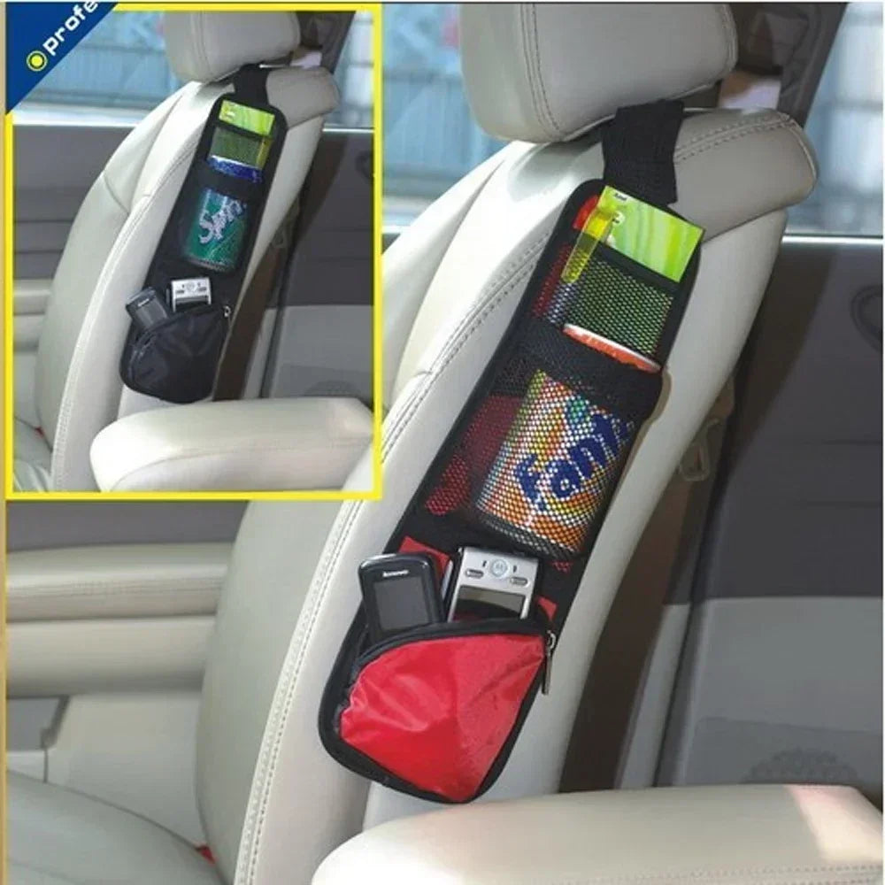 Car Seat Side Organizer, Automobile Seat Storage Hanging Bag, Truck Multi-Pocket Drink Holder, Mesh Pocket Car Seat Phone Amagi