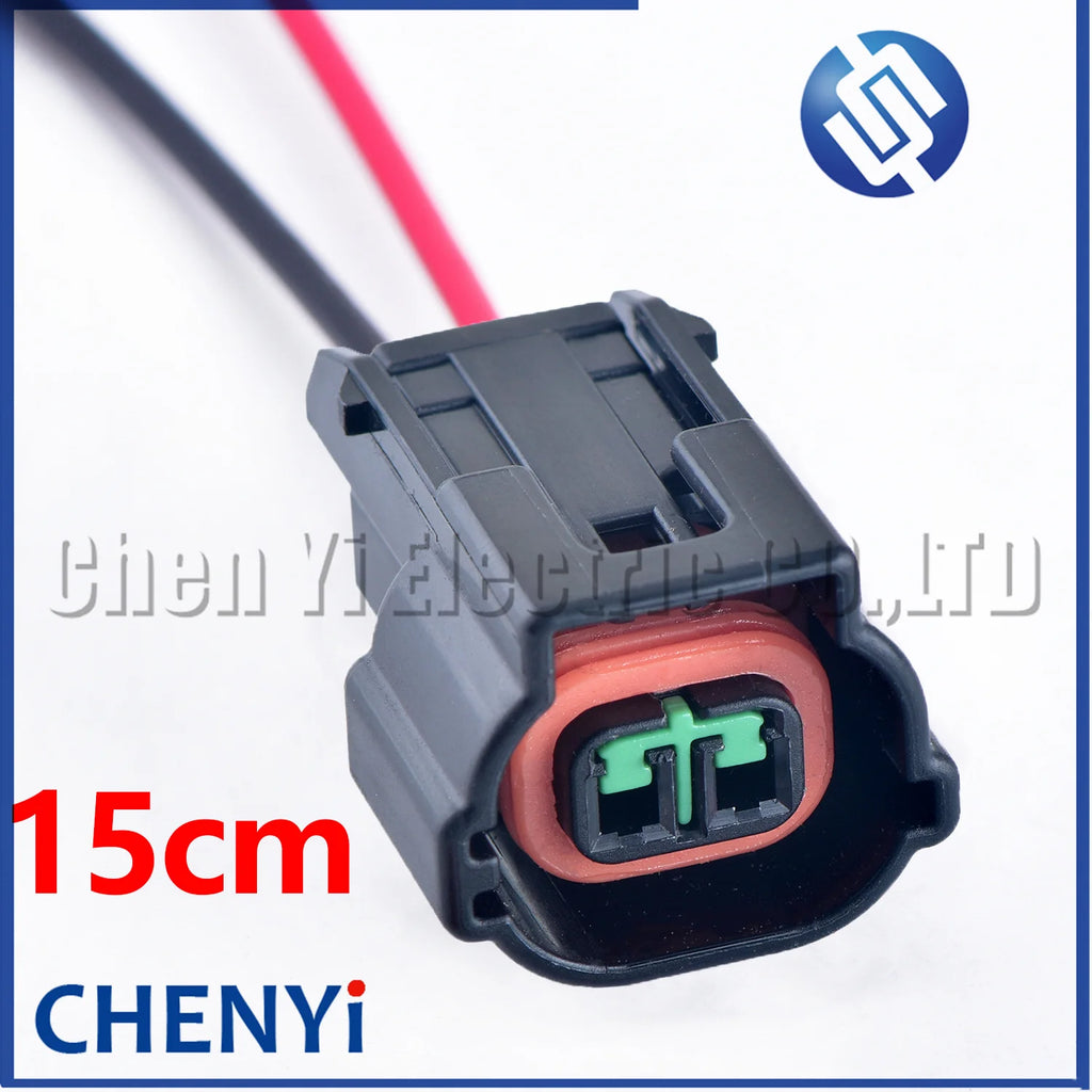 1 set 2 Pin female Automobile waterproof connector Fuel injector sensor plug HD035-02027 With pins For Hyundai Kia