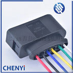 6 Pin 3.5mm female waterproof cable electrical pump connector ignition coil wire harness plug 1J0973726 With wires 1J0 973 726