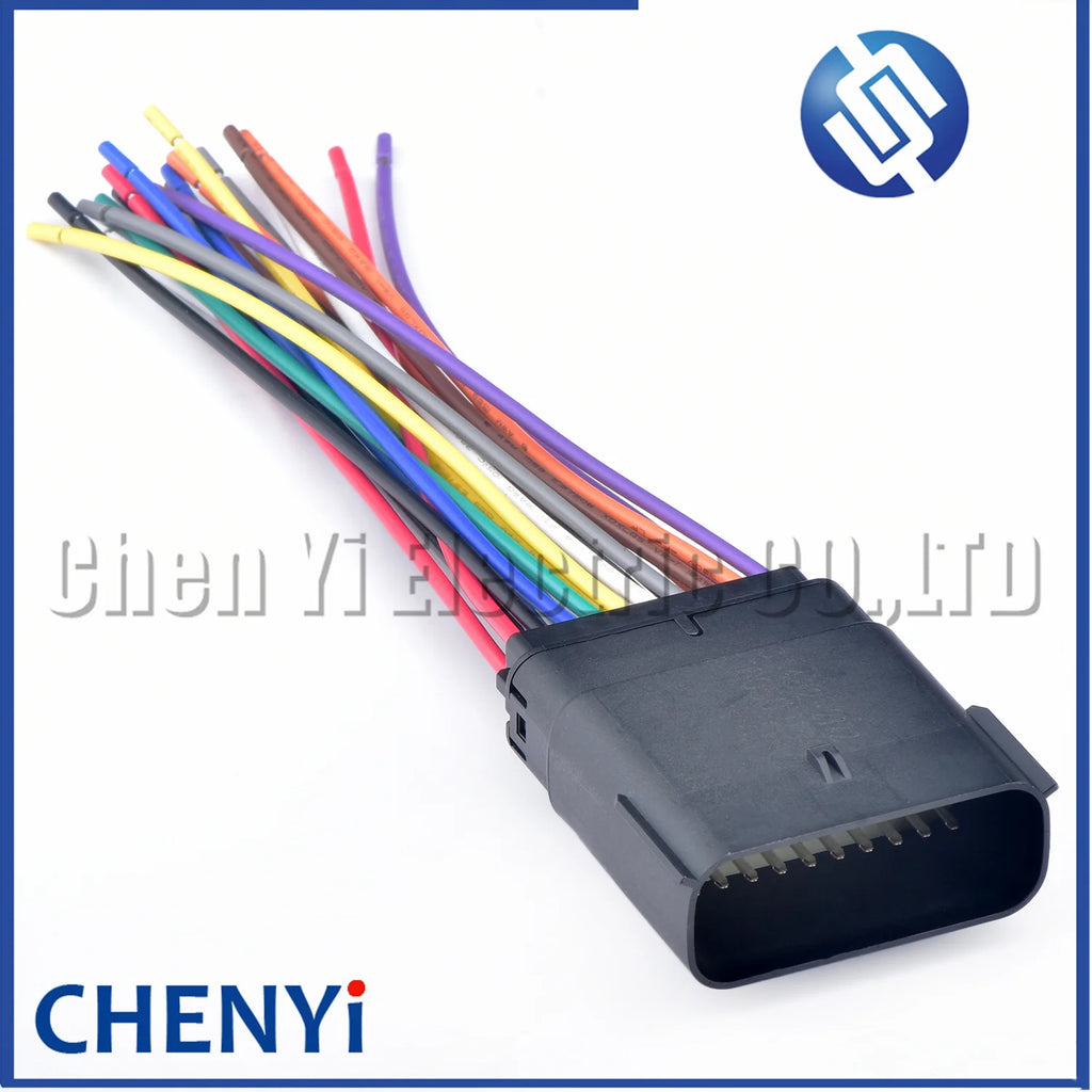20 Pin Headlight Socket Lamp Light Connector Wire Harness plug 33482-2132 33472-2001 For Chevrolet Ford EDGE Fiesta Cadillac