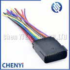 20 Pin Headlight Socket Lamp Light Connector Wire Harness plug 33482-2132 33472-2001 For Chevrolet Ford EDGE Fiesta Cadillac