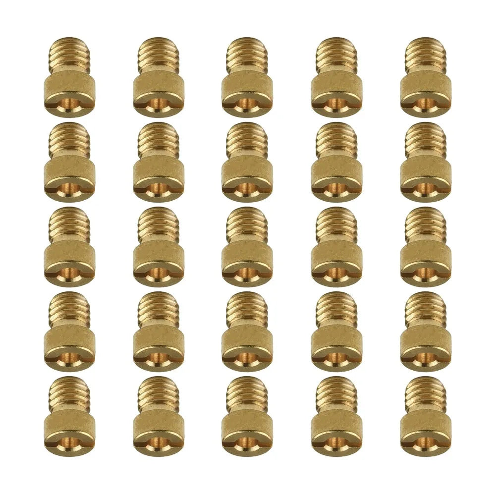 25pcs Carburetor  Main Jet  55-115 M5  5mm Thread For Dellorto Carburetor Vergaser SHA SHBC SHB Injector Nozzle