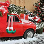 1PC New Year Car Christmas Elf Santa Legs Decoration Christmas Decor for Home Xmas Tree Pendants Ornaments Happy Gifts Amagi