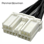 1 Set 14 Pin Car Audio Power Window Switch Electrical Cable Connectors Female Wire Harness Plug 7123-8346 For Mitsubishi