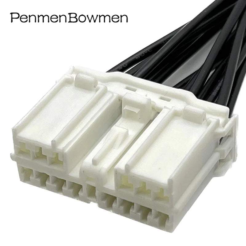 1 Set 14 Pin Car Audio Power Window Switch Electrical Cable Connectors Female Wire Harness Plug 7123-8346 For Mitsubishi