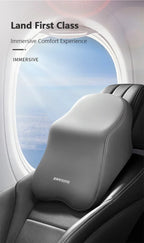 Car Lumbar Back Support Memory Foam Headrest Neck Lumbar Pillow Universal Soft Neck Pillows Seat Cushion Car Interior Accessorie