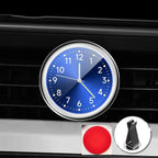 Luminous Quartz Analog Car Dashboard Clock - Stick-On, Decorative, Time-Telling, Easy-to-Read, Night-Vision Compact Amagi