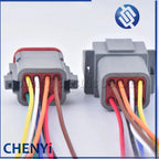 8 Pin Auto Waterproof Connector DT06-8S DT04-8P Automotive Electrical Wire Harness pigtail Plug For Deutsch DT series