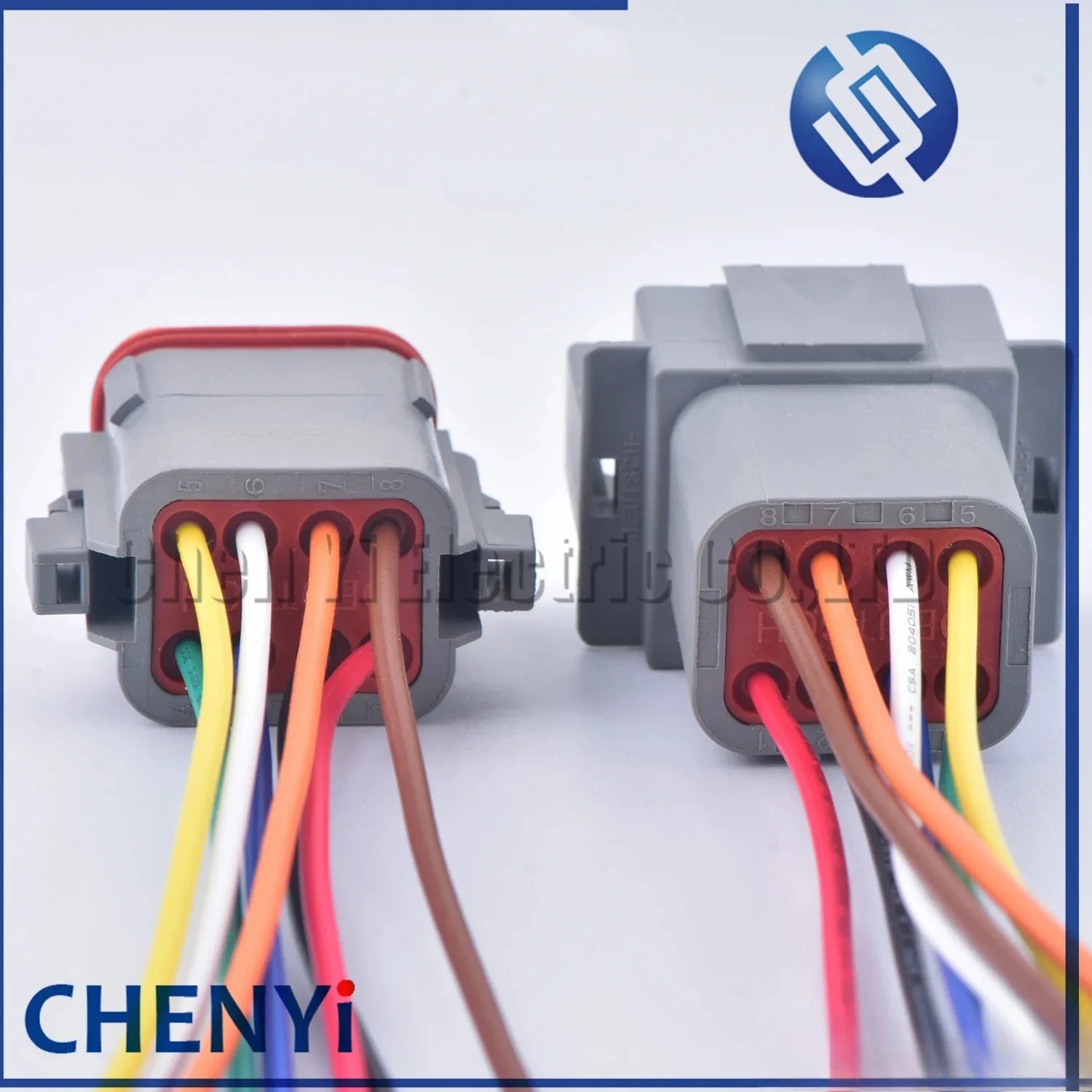 8 Pin Auto Waterproof Connector DT06-8S DT04-8P Automotive Electrical Wire Harness pigtail Plug For Deutsch DT series