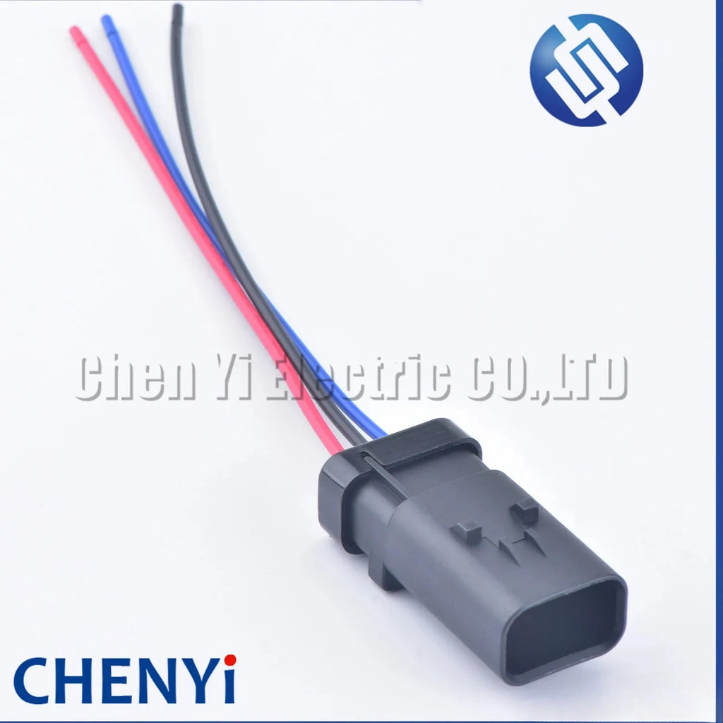 3 Pin Auto engine oil pressure camshaft Hydraulic pump high pressure sensor Plug 776523-1 776429-1 For CAT Excavator Carter