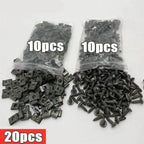 Mixed Car Motorcycles Metal 100/10pcs Screw Tapping Fastener U-Type with Screw Anti-rust Protection Clip Buckle Iron Sheet Amagi