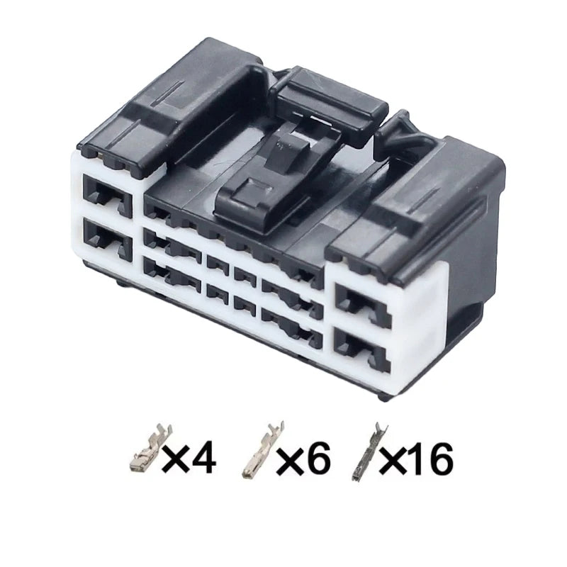 Suitable for Kia, Hyundai and BYD car door A-pillar and B-pillar wiring harness connector plugs 6098-7907/3098-7912