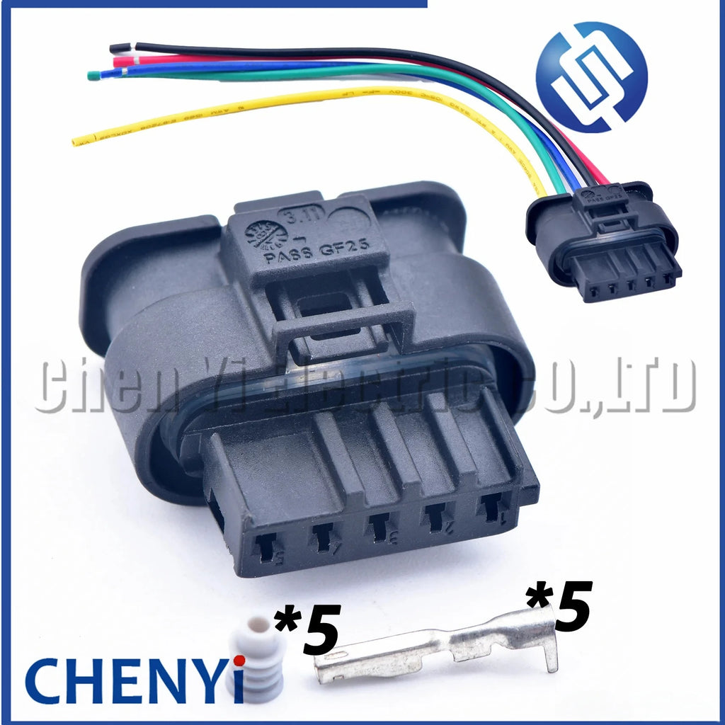 5 Pin Auto connector engine intake manifold servo motor damper motor plug air flow meter sensor plug 872-860-541 7540393-04