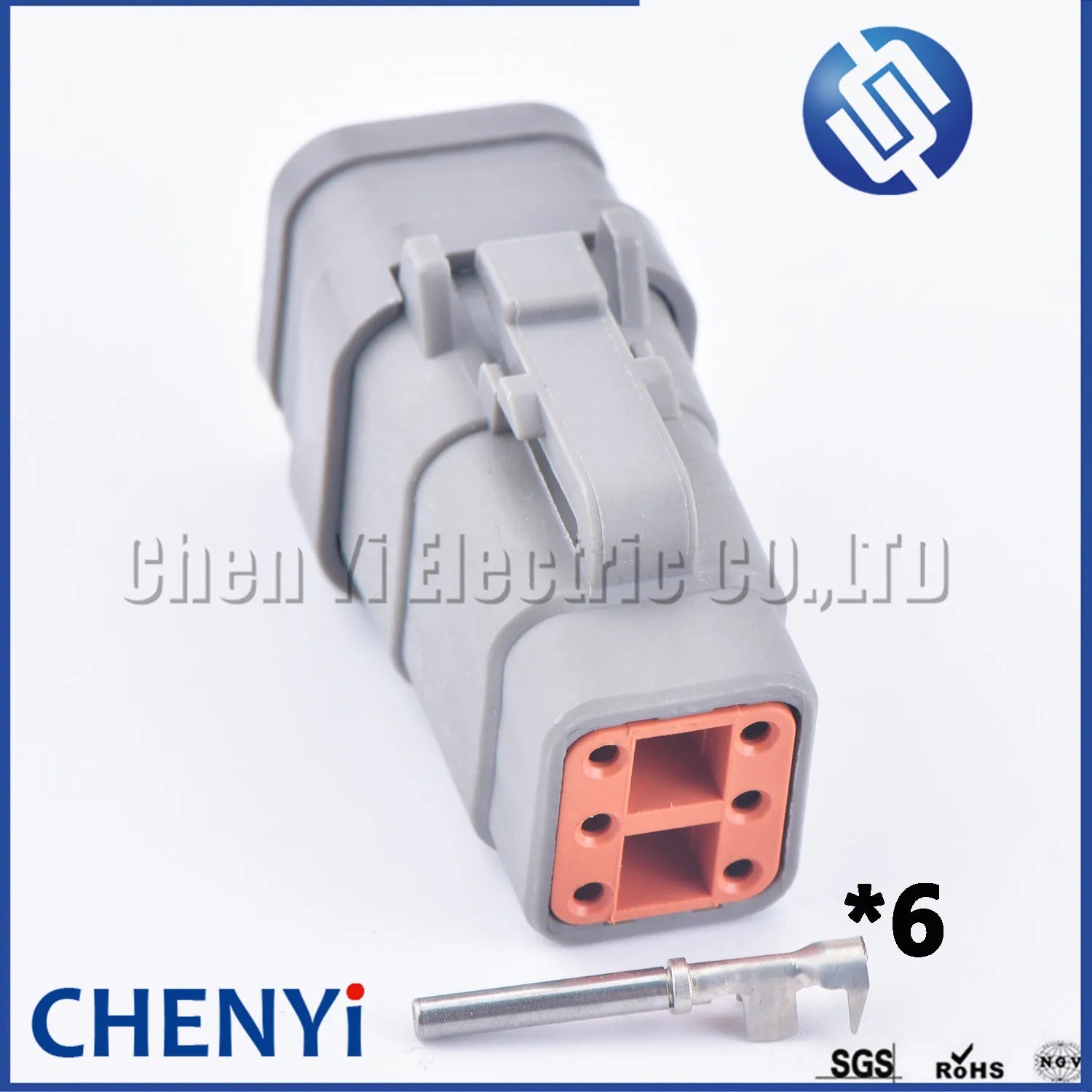 6 Pin DTM Auto Waterproof Wire Connector Grey Socket Plug DTM06-6S-E007 DTM06-6S DTM04-6P ATM06-6S ATM04-6P For Deutsch